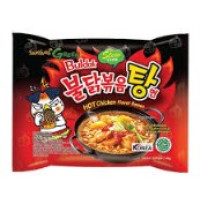 Лапша Samyang Buldak со вкусом гуляша с тушеной острой курицей 140 г/40