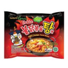 Лапша Samyang Buldak со вкусом гуляша с тушеной острой курицей 140 г/40
