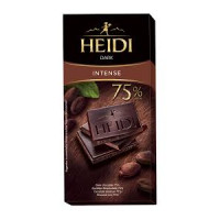 Шоколад Heidi чорний Dark intense 75 %  80 г/20