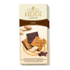 Шоколад Heidi чорний із карамелізованим шаром мигдалю 100 г/15