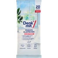 Салфетки влажные Denkmit Zlanz Power для очистки стекла 20 шт.