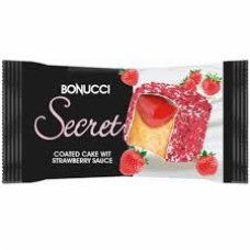 Бисквит Bonucci Secret с клубникой 45 г/24
