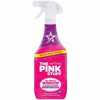 Засіб для миття вікон та скла The Pink Stuff Rose Vinegar 850 мл/12