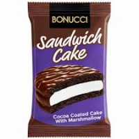 Печенье Bonucci шоколадное из маршмеллоу 23 г/24