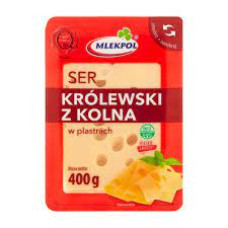Сир твердий Mlekpol Krolewski z kolna слайси 400 г/20