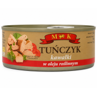 Тунец M&amp;K кусочками в масле 170 г/48