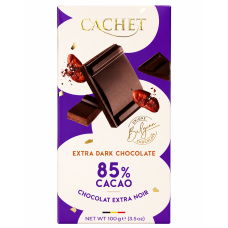 Шоколад Cachet чорний 85% cacao 100 г