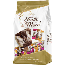 Цукерки Vobro шоколадні праліне Frutti di Mare  вишня та какао, крем-брюле, брауні 1кг