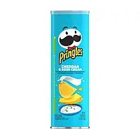Чіпси Pringles Cheddar Sour Cream Чедер та сметана 158 г/14