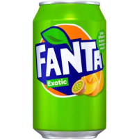 Напій газований Fanta екзотичні фрукти з/б 330 мл/24