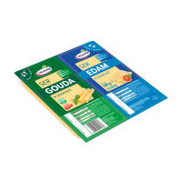 Сир твердий Mlekpol Gauda-Edam слайси 250 г/14