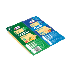 Сир твердий Mlekpol Gauda-Edam слайси 250 г/14