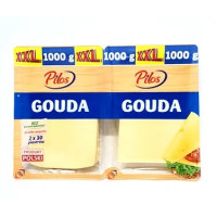 Сир твердий Pilos Gouda нарізка 500 г/2