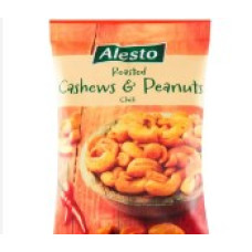 Суміш горіхів Alesto Кешью та арахіс з перцем чілі 200 г/30