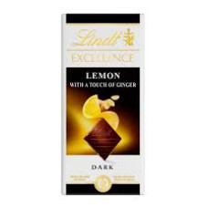 Шоколад Lindt Excellence чорний з лимоном та імбірем 100 г