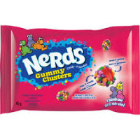 Цукерки Nerds Gummy Clusters фруктові 45 г