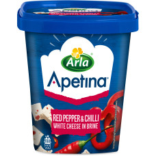 Сир фета Apetina з червоним перцем та чілі 410 г/6