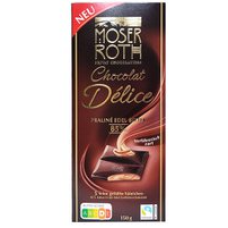 Шоколад Moser Roth чорний Delice Edel Bitter 85% 150 г/45