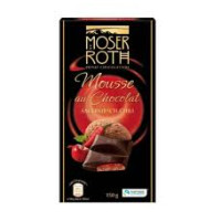 Шоколад Moser Roth чорний Вишня чілі 150 г/45