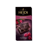 Шоколад Heidi чорний з малиною 80 г/20