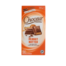 Шоколад Choceur молочний Арахісова паста 200 г