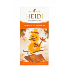 Шоколад Heidi молочный Orange &amp; Cinnamon 90 г/20