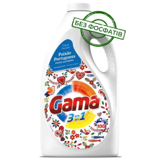 Гель для прання Gama Українські мотиви 100 пр  4,5 л