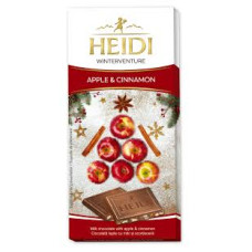 Шоколад Heidi молочный с яблоком и корицей 90 г/20