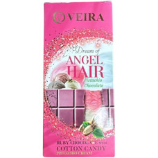 Шоколад Veira Angel Hair рубіновий шоколад з начинкою із пішмане165 г/11