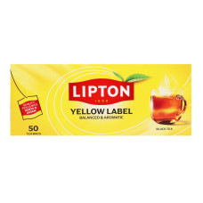 Чай черный Lipton Yellow Label 50 пак