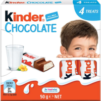 Шоколад Kinder молочний з молочною начинкою 50 г/20 АКЦІЯ