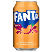 Напій газований Fanta USA персик 355 мл/12