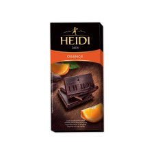 Шоколад Heidi чорний з апельсином 80 г/20