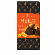 Шоколад Heidi чорний з апельсином 80 г