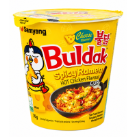Локшина Samyang Buldak Ramen Гострий Курячий Сир у склянці 70 г