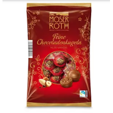 Цукерки шоколадні Moser Roth Praline з мигдалем 150 г/42