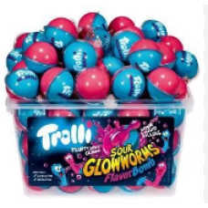 Цукерки жувальні Trolli Flavor Bomb Sour Gluhwurmchen 1кг 60 шт/6