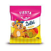 Цукерки жувальні Fiesta Misie 80 г/15
