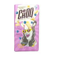 Шоколад Dr Choq білий Чорничний чізкейк 150 г/12