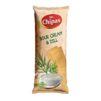 Чіпси Mr. Chipas Sour Cream and Dill сметана і кріп 75 г/20