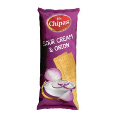 Чіпси Mr. Chipas Sour Cream and Onion сметана і цибуля 75 г