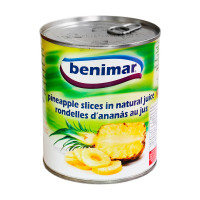 Ананас Benimar Pineapple консервований кільцями 815 г/6