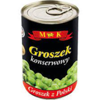 Горошек зелений M&K 400 г/12