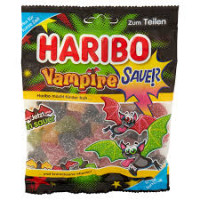 Цукерки жувальні Haribo Vampire Souer кислі 175 г/34