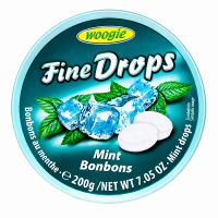Льодяники Woogie Fine Drops  м'ята 200 г