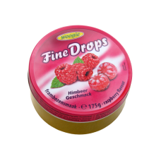 Льодяники Woogie Fine DROPS малина 200 г/10