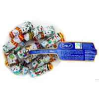Конфеты шоколадные Only Снеговик (в сетке) 85 г