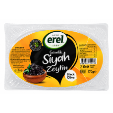 Оливки чорні Erel в’ялені 170 г