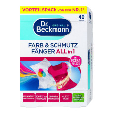 Серветки для прання Dr. Beckmann для кольорової білизни 40 шт