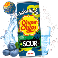 Напій газований Chupa Chups зі смаком кислої чорниці 250 мл